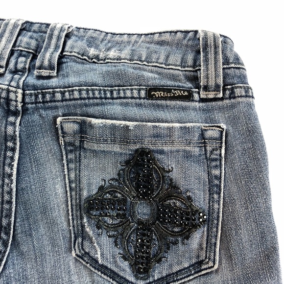 Miss Me Denim - 🔸Miss Me Embellished Medium Straight Cut Jeans